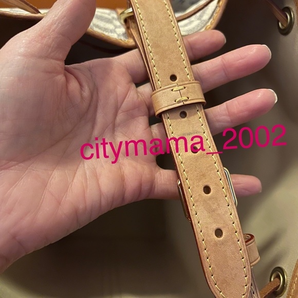 Louis Vuitton Noe Damier Azure GM 2022 Bucket Bag Purse Tote - Picture 3 of 10